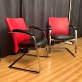 Pair of Löffler armchairs, Germany