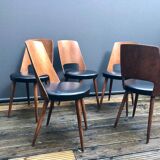Set de 5 chaises Baumann Mondor
