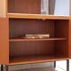Modernist showcase library in teak
