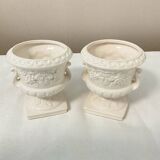 Ensemble de deux cache-pots Delfts