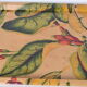 Fiberglass tray with flower decor