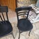 4 chaises bistrot  baumann et thonet  vintage