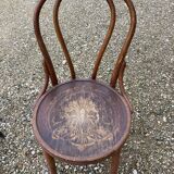 6 mismatched bistro chairs