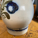 Stoneware wine pitcher