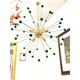 Contemporary Green “Star” Murano Glass Sputnik Chandelier
