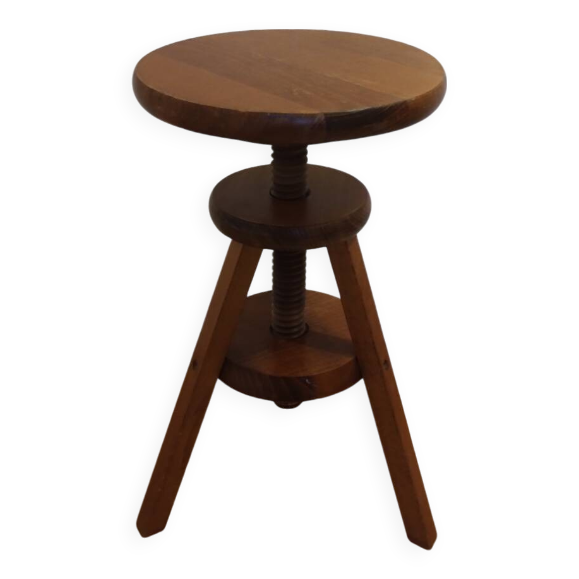 Wooden screw stool
