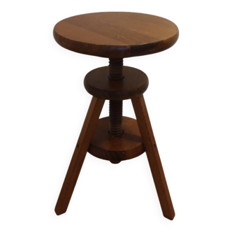 Wooden screw stool