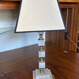 Marble and brass lamp 1960