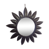 Miroir soleil en métal des années 60