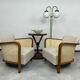 Art Deco Bauhaus armchairs by Lajos Kozma for Thonet Mundus
