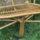 Vintage rattan seat length 103