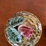 Pots in slurry flowers in relief