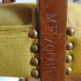 Stamped bridge chair
