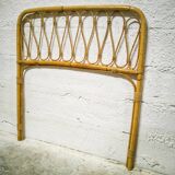 Single rattan headboard