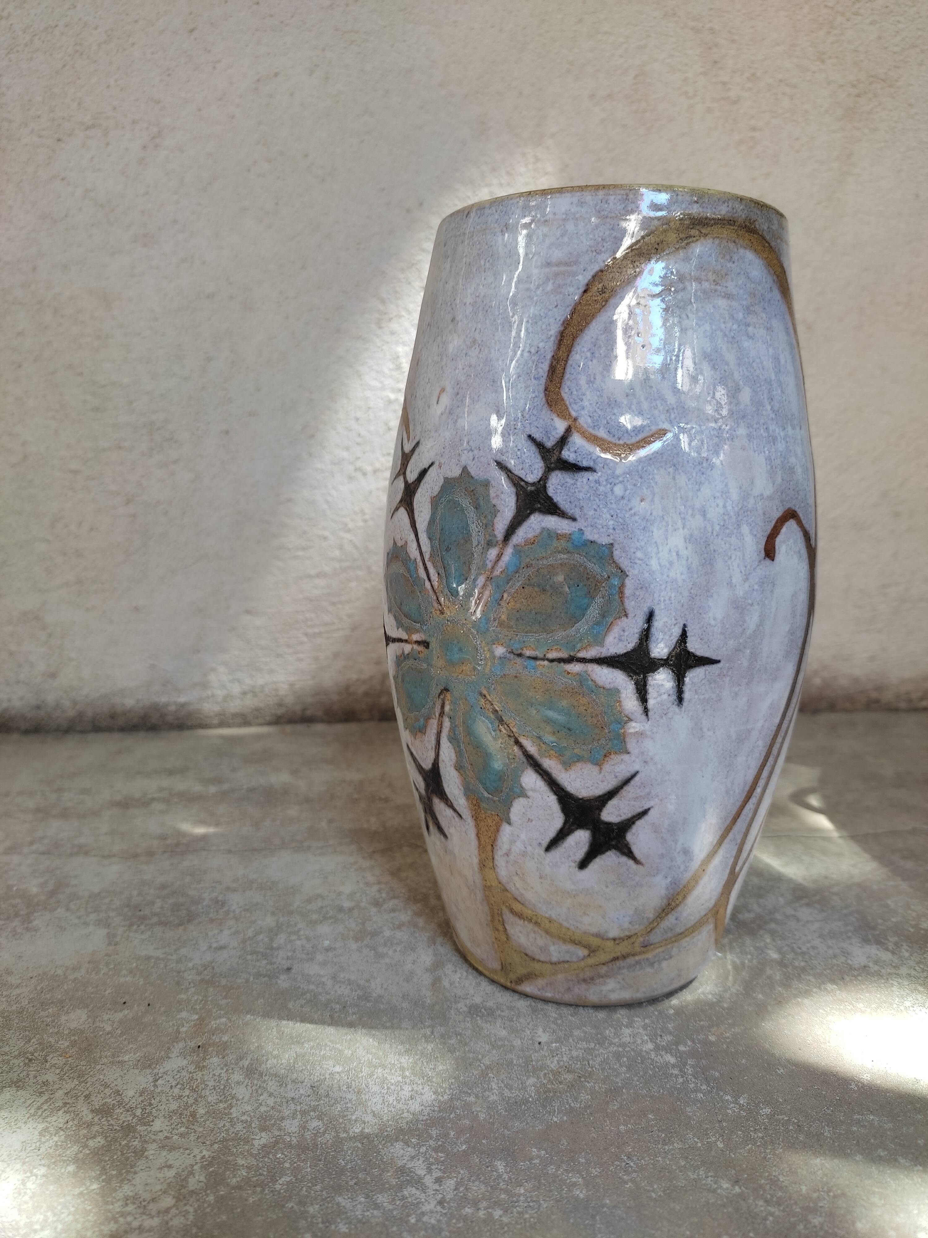 Vase en céramique émaillée
