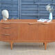 Enfilade en teck par McIntosh - 152 cm