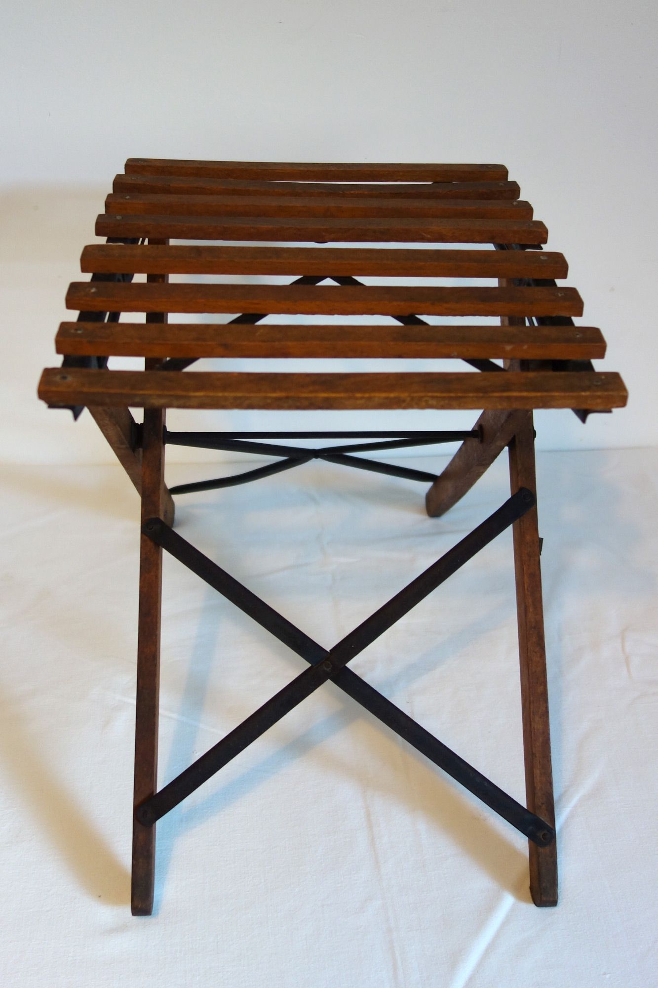 Very old folding stool with carrying handle 30/40s