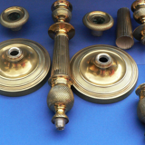 Pair of large candlesticks in the early 19th century