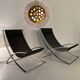 Pair of “Luisa” lounge chairs by Marcello Cuneo. 1970