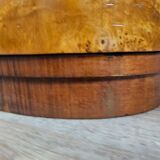 Pair of Art Decò bedside tables in walnut and thuja