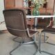 Lot of 4 Italian chairs Cidue 1970
