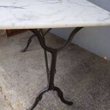 Bistro table for 4 people in white marble