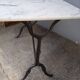 Bistro table for 4 people in white marble