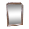 Miroir 19ème clé grecque couleur argent 98x108cm