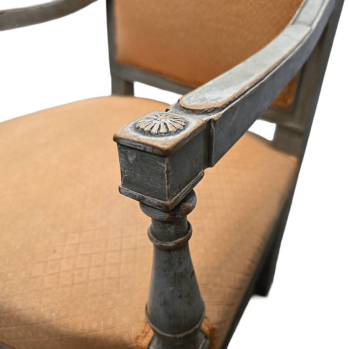 Antique French Louis XVI Armchair, late 1700s