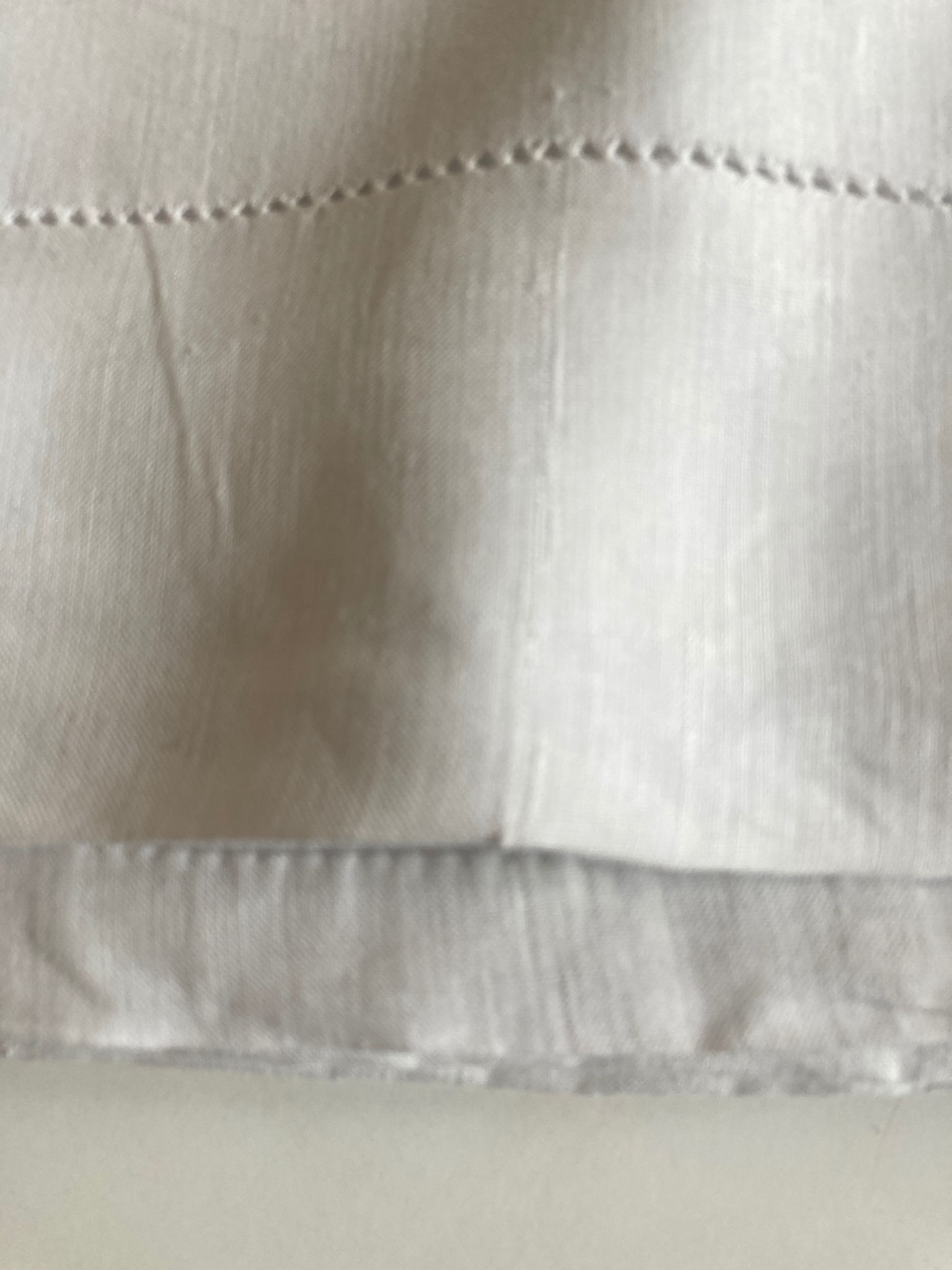 Modernist XL sheet in art deco linen thread L240
