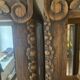 Pair of Art Deco display cabinets in solid oak