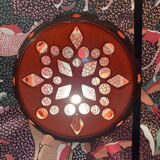 Large ceramic wall light, 1950s design