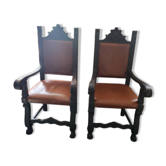 Fauteuil trône style espagnol