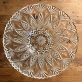 Chiseled glass cup