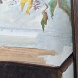 Floral painting table