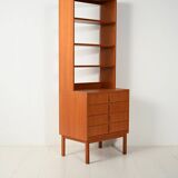 Scandinavian teak bookcase by Bertil Fridhagen for Bodafors, 1960s