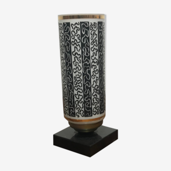 Lampe cylindrique art déco