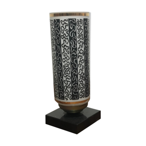 Lampe cylindrique art déco
