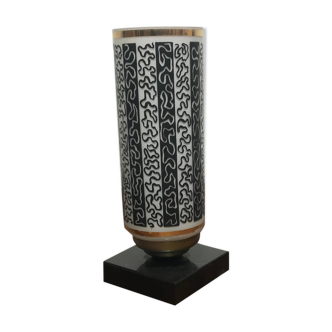 Lampe cylindrique art déco