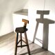 Pair of high stools