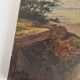 Antique 19th century oil on canvas painting signed Jean Dufau