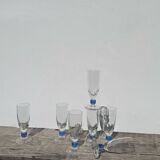 7 flûtes à champagne bleues, 1990