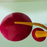 Red desk lamp Boomerang 2000 by Fase