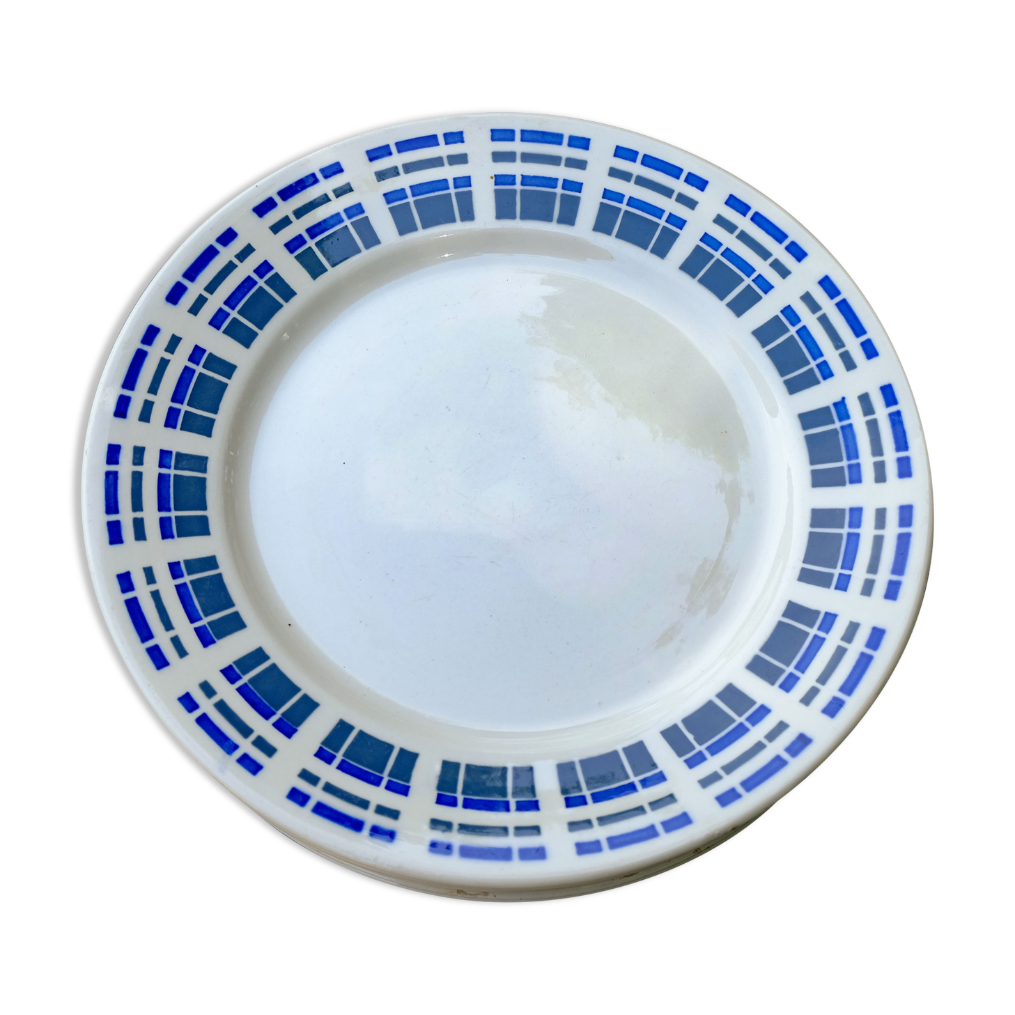 Flat plates faience Badonvillier