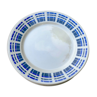 Assiette plate faience Badonvillier