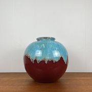 Vase boule en céramique par cab 1976