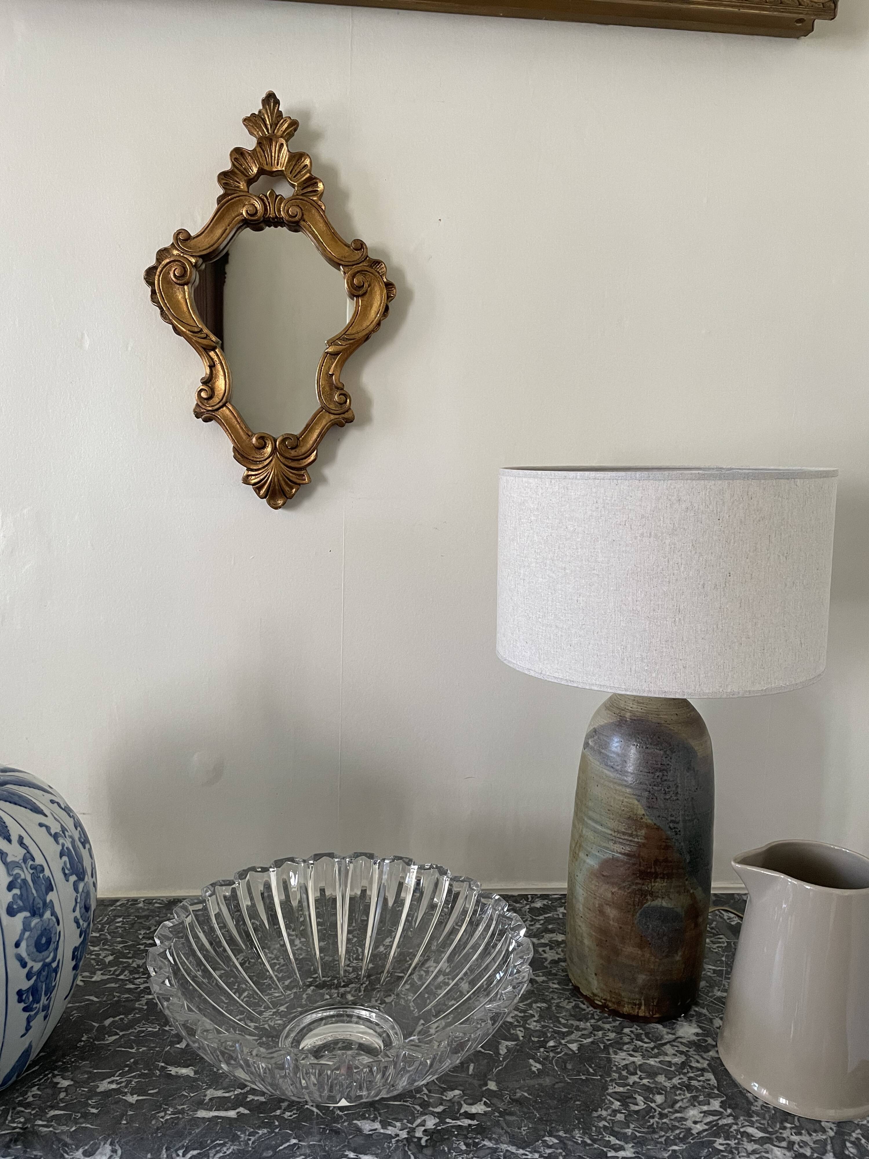 Golden mirror 28x44cm