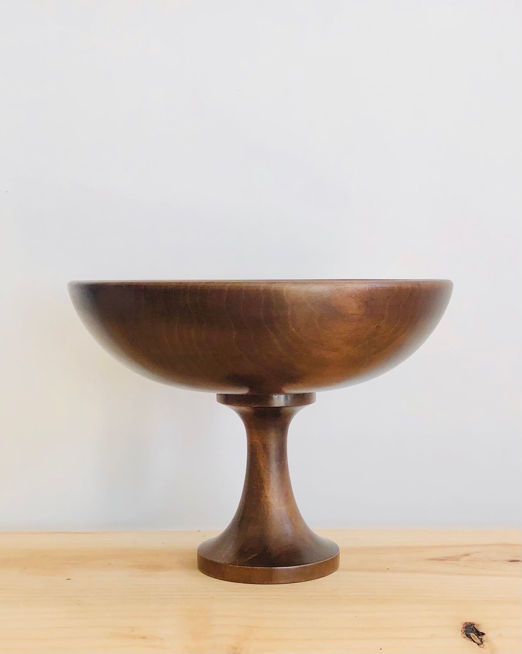 Scandinavian wooden fruit cup