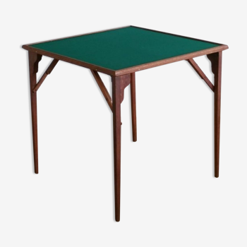 Table de jeux pliante antique France 1900