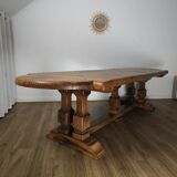 Monastery table with character in solid oak